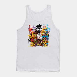 Art Brut Neo Expressionism Diorama Tank Top